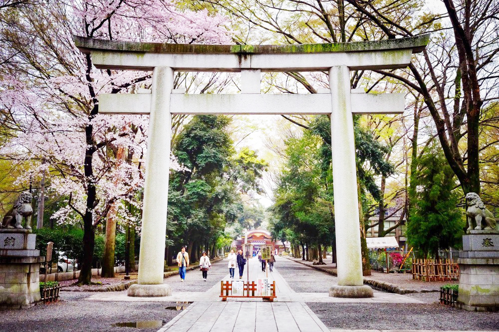 Entrada de Santuário Xintoísta Japonês